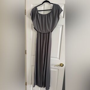 Elegant Gray Women's Dress